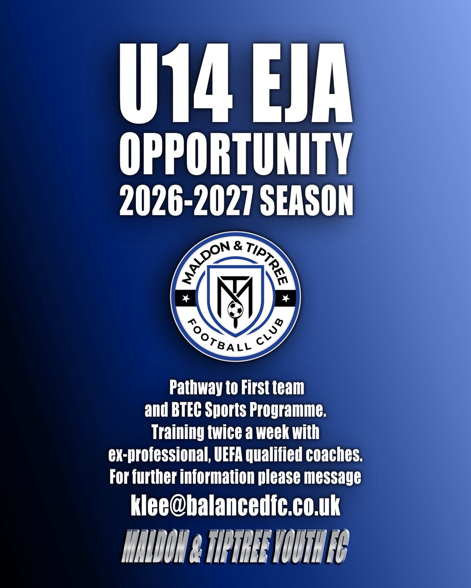 Maldon & Tiptree Youth FC tweet media