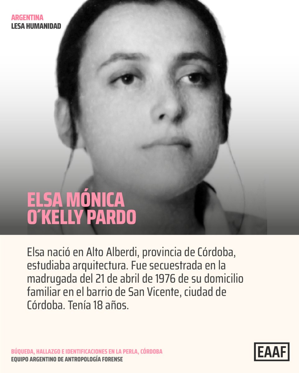 eaafoficial's tweet photo. En el caso de las hermanas mellizas Carranza, el EAAF determinó que el elemento óseo analizado pertenece a una de ellas, pero no a quién debido a su parentesco. El juez Miguel Vaca Narvaja informó que una de las familias de los identificados pidió que su nombre no sea difundido. https://t.co/AoKhQkC34h