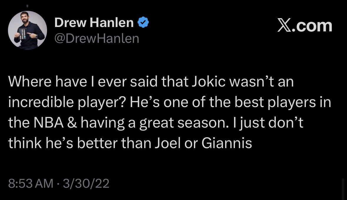 Drew Hanlen tweet media