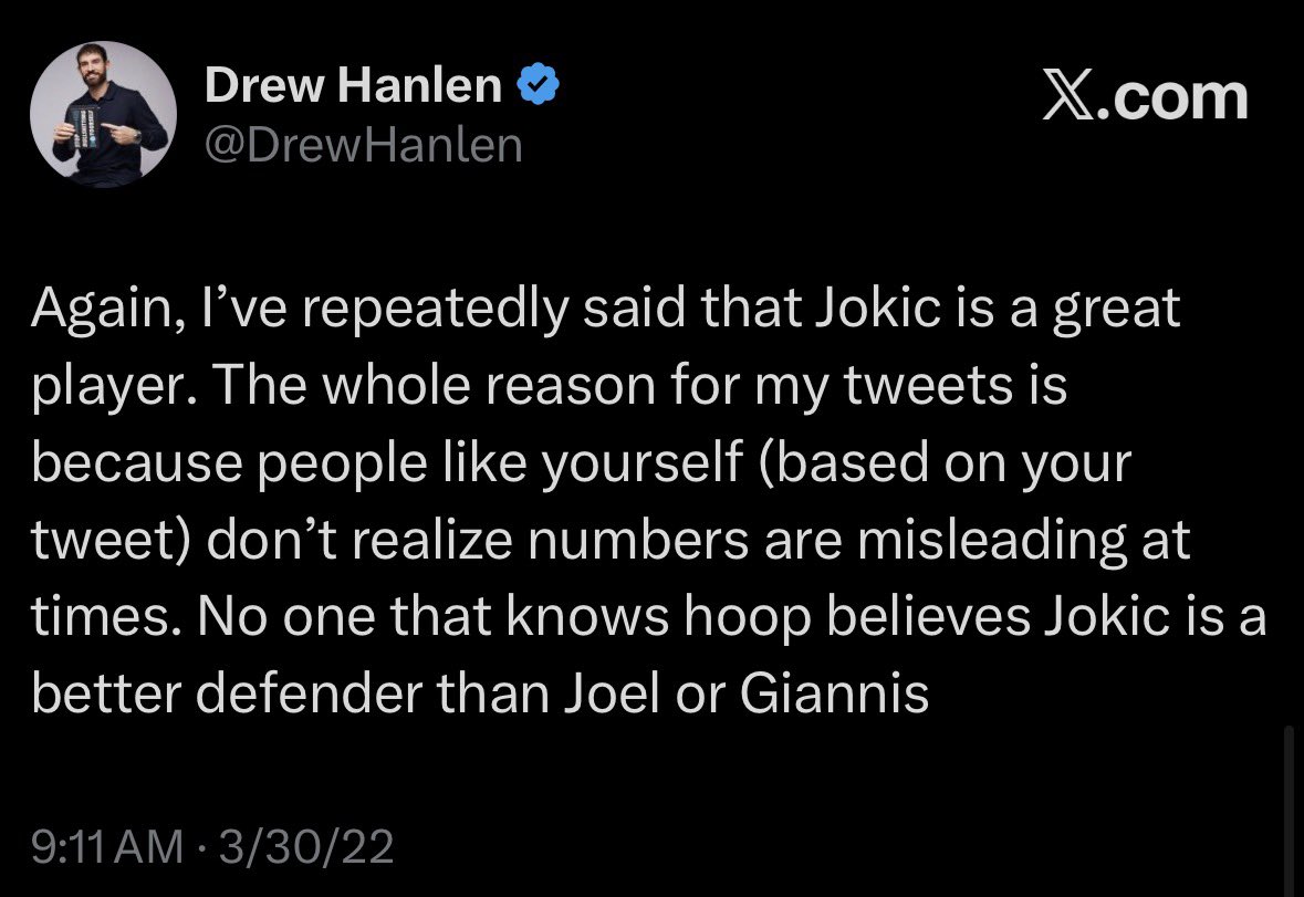 Drew Hanlen tweet media