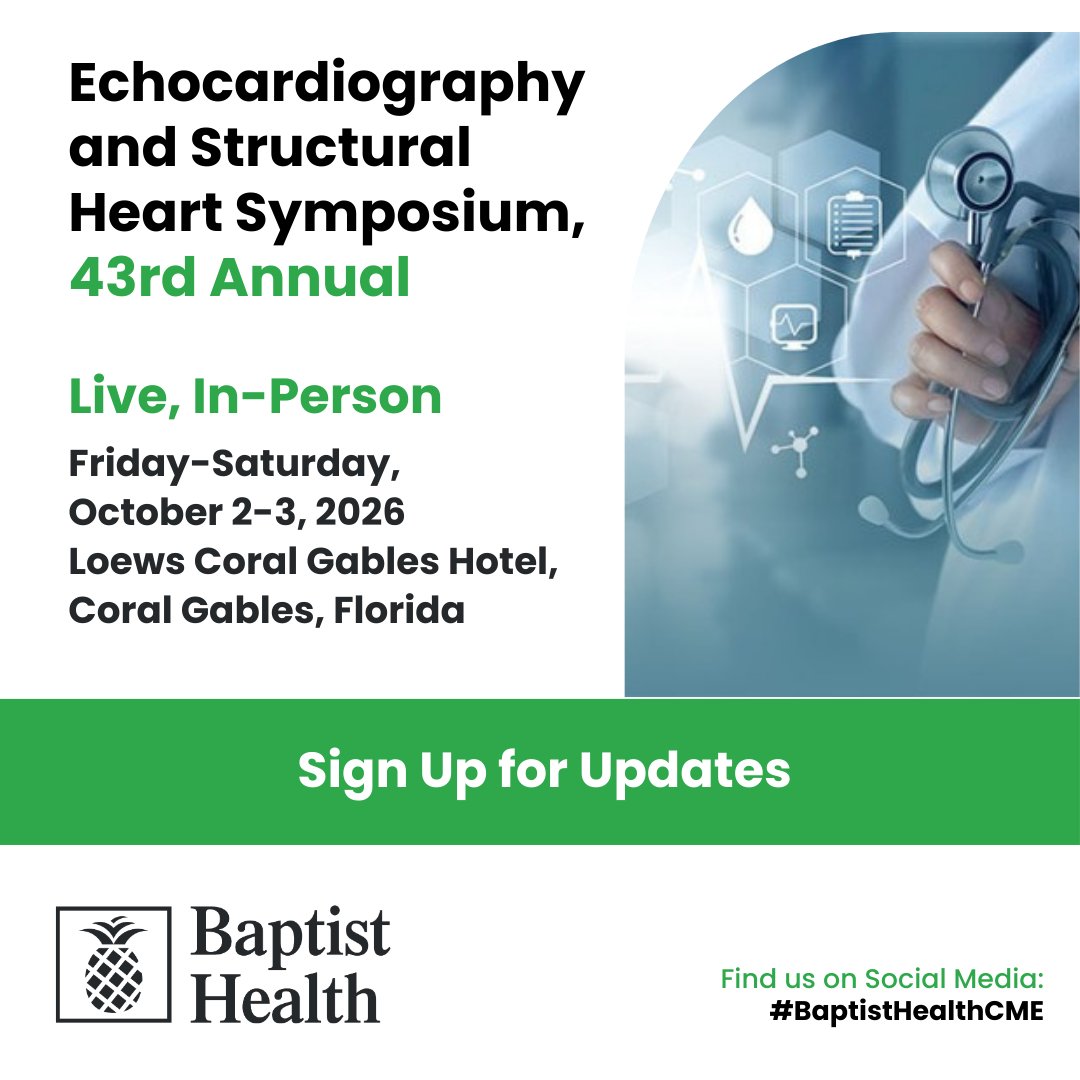 Baptist Health CME tweet media