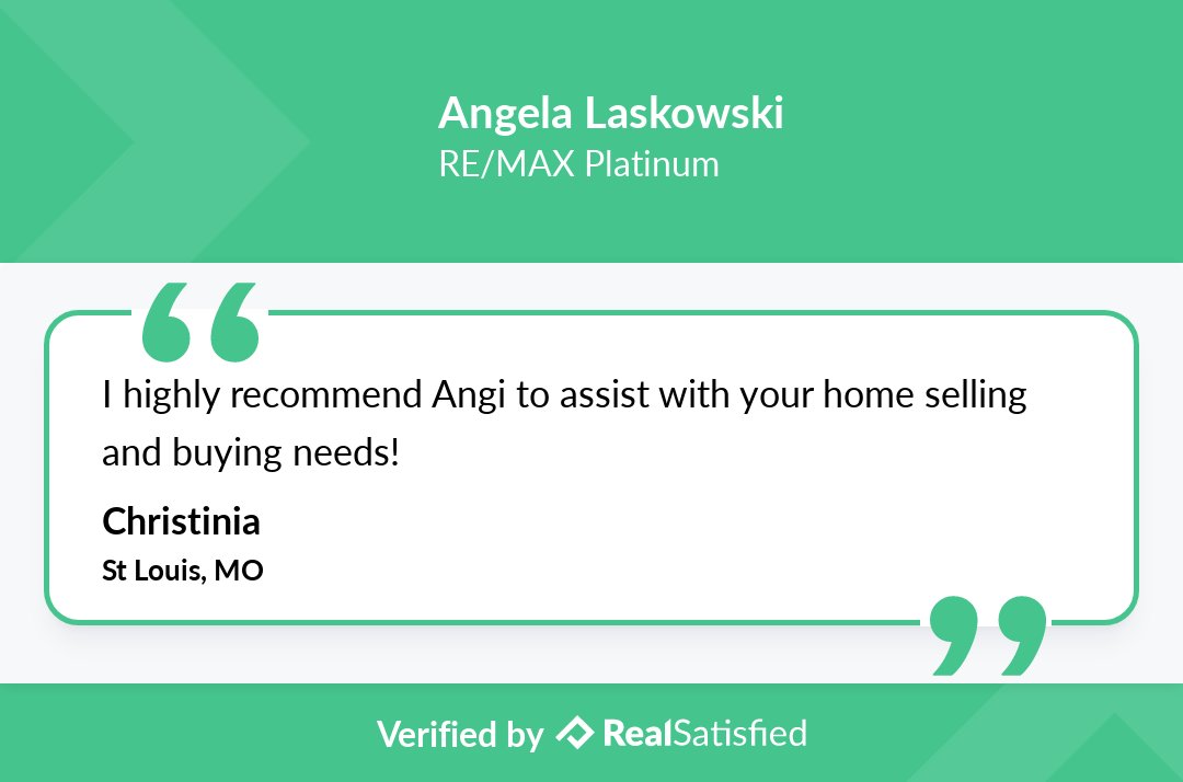 MyRealtorAngi's tweet photo. There's nothing like a good recommendation to brighten your day. https://t.co/2gQmytnbWG via @realsatisfied https://t.co/z982zZZKQf