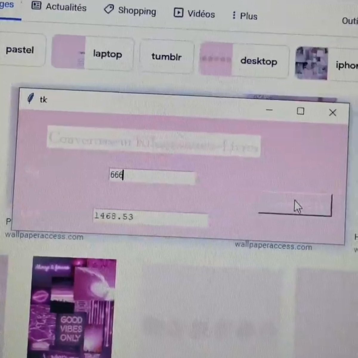 fairyfraise's tweet photo. One of my best memories from high school is that I was taking a computer science class and I programmed a kilogram-to-pound converter 🤓 https://t.co/DxfpSEO2v7
