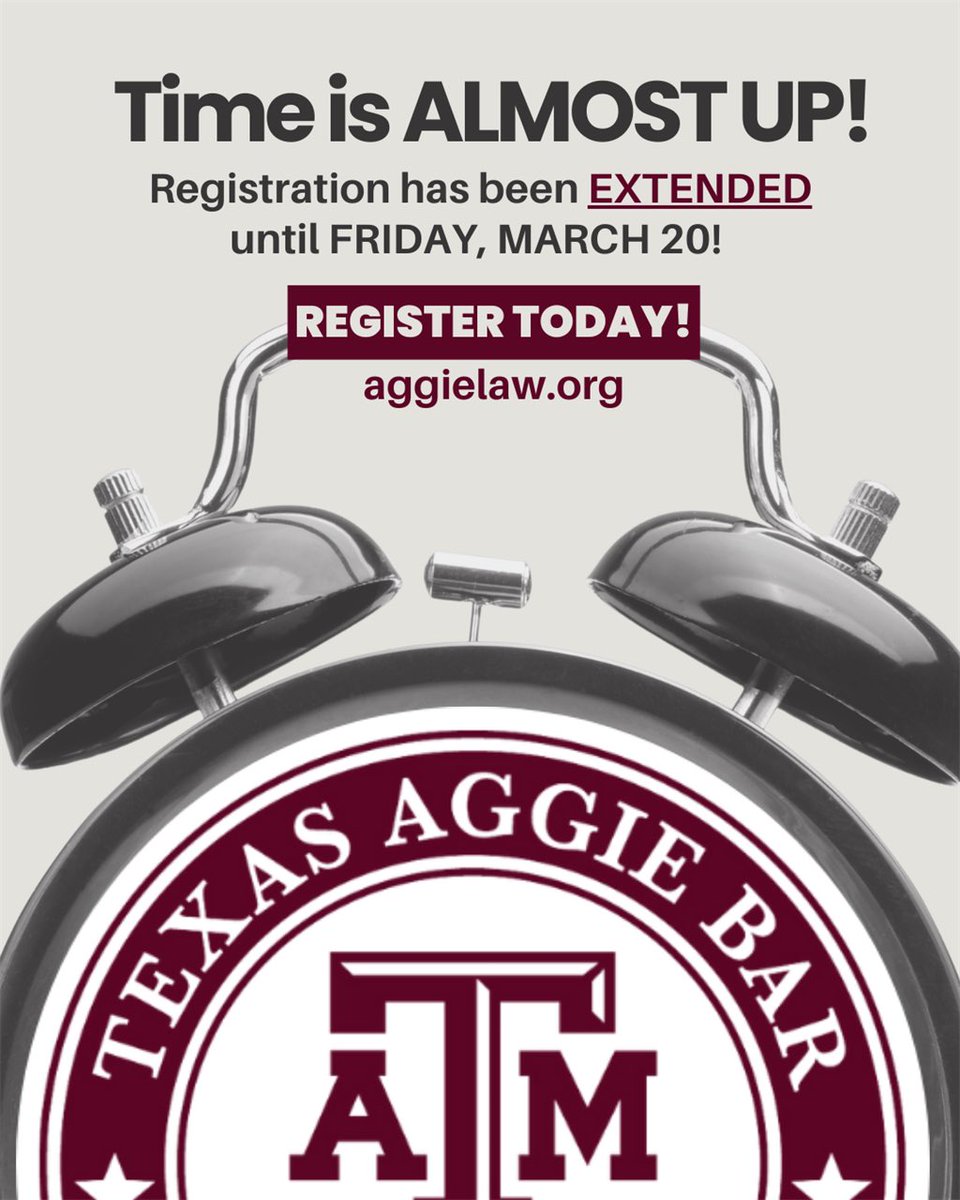 Texas Aggie Bar Association tweet media
