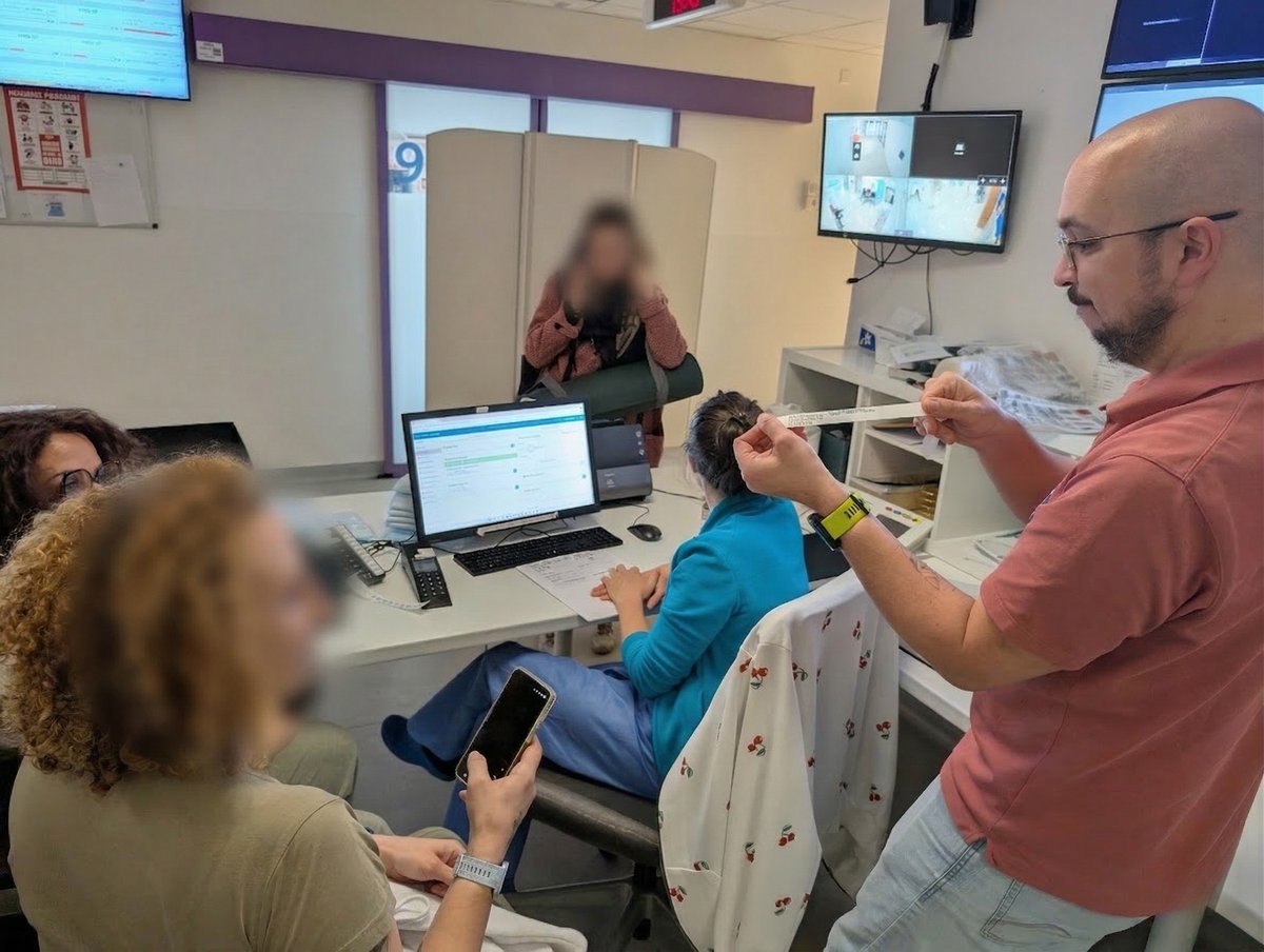 Milestone reached at Saint Joseph Hospital! 🌟

The first Galeon bracelet was printed yesterday using our brand new emergency module.

After successfully processing real data in maternity emergency yesterday, we are launching pediatrics and gyneco emergencies today!