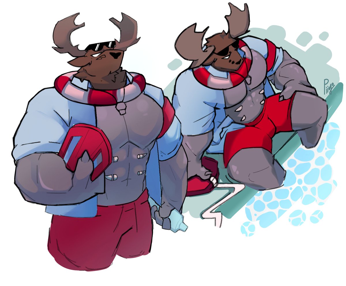 Summer job
#Gamekeeper #IdentityV #furryart #furry