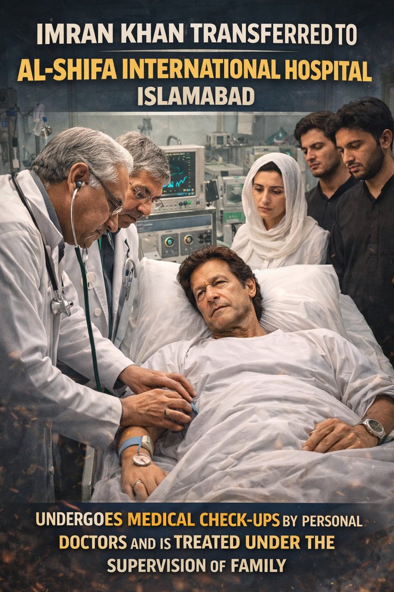 عمران خان کی صحت پر سمجھوتہ کسی صورت قبول نہیں۔
#ImranKhanMedicallyHostage