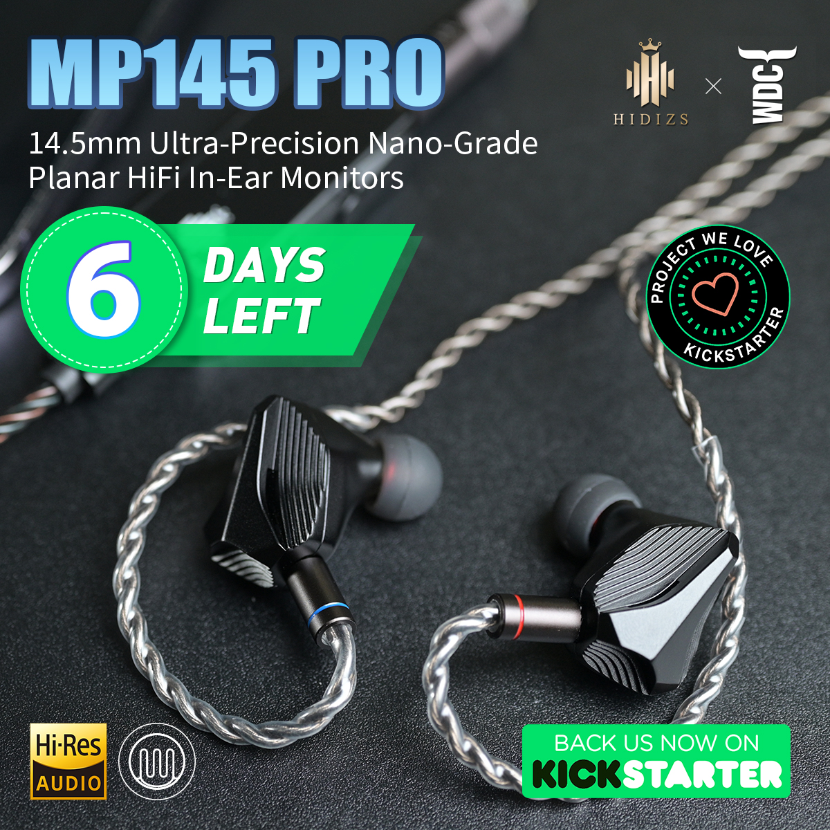 Hidizs's tweet image. 🎶 Hear the Difference

Imagine your music, only better — every note and subtle layer comes alive with the MP145 PRO.

Get yours now at the Kickstarter exclusive price 👇
kickstarter.com/projects/hidiz…

#Hidizs #MP145PRO #Audiophile #HiFi #IEM