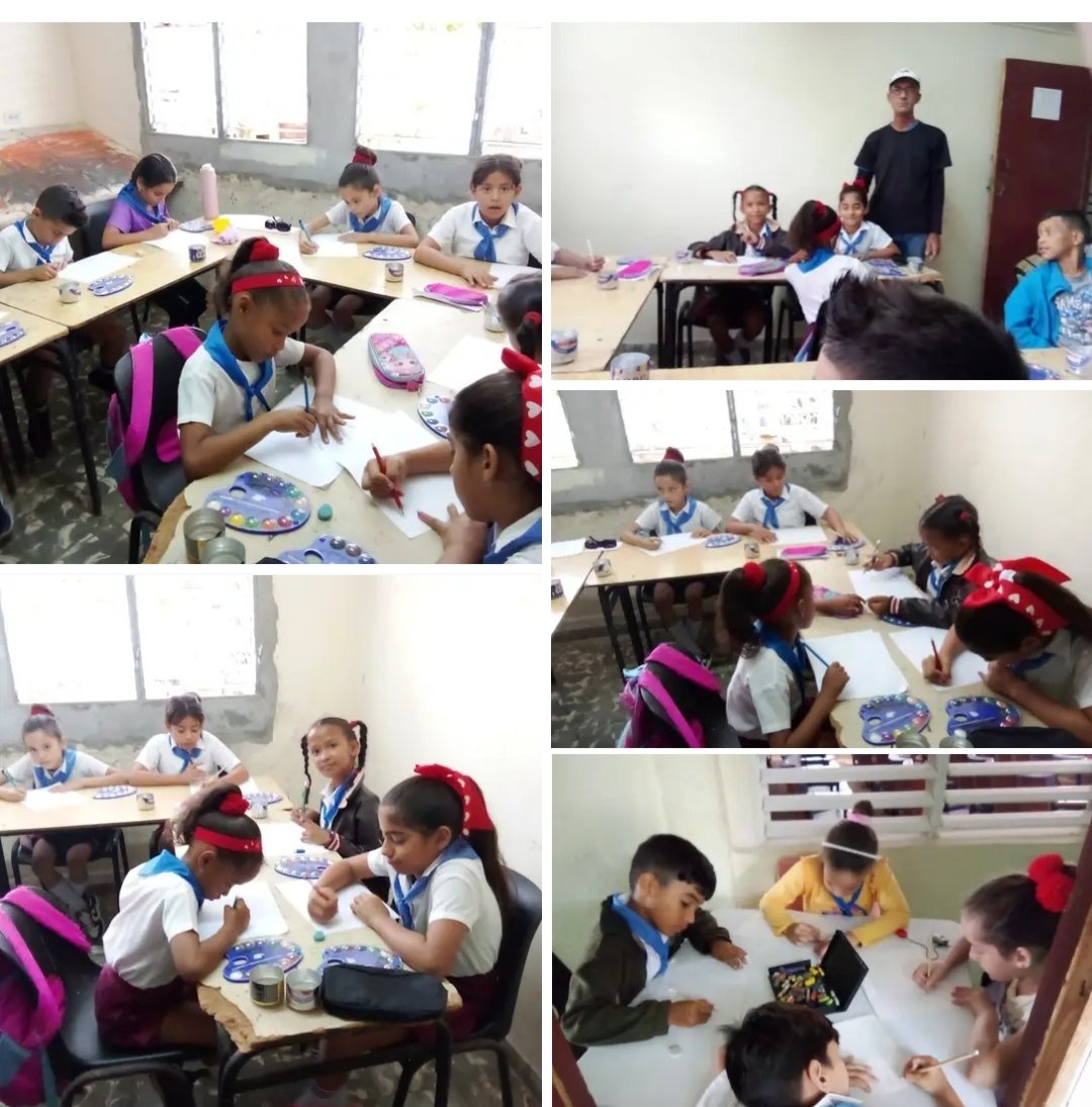 En la casa de cultura Raúl Gómez García del municipio #CautoCristo se efectuó un taller de creación plástica, se utilizaron las técnicas de la crayola y la acuarela Con tema del cuidado y preservación del medio ambiente.
#CulturaGranma
#CubaSoberana