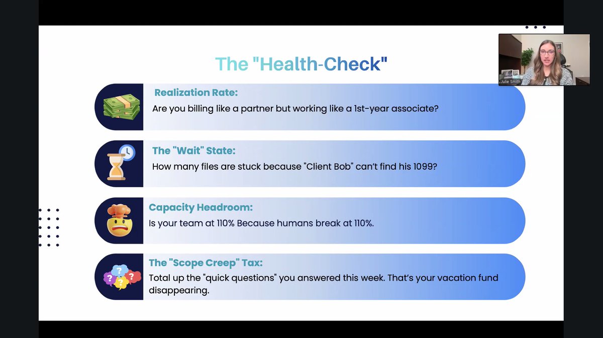 InsightfulActnt's tweet image. LIVE NOW — Don’t miss this quick Q1 reality check

Are you actually on track… or just busy?

👉 Join now: hubs.li/Q047mZDY0

#PracticeManagement #AccountingFirm #Bookkeepers #Accountants