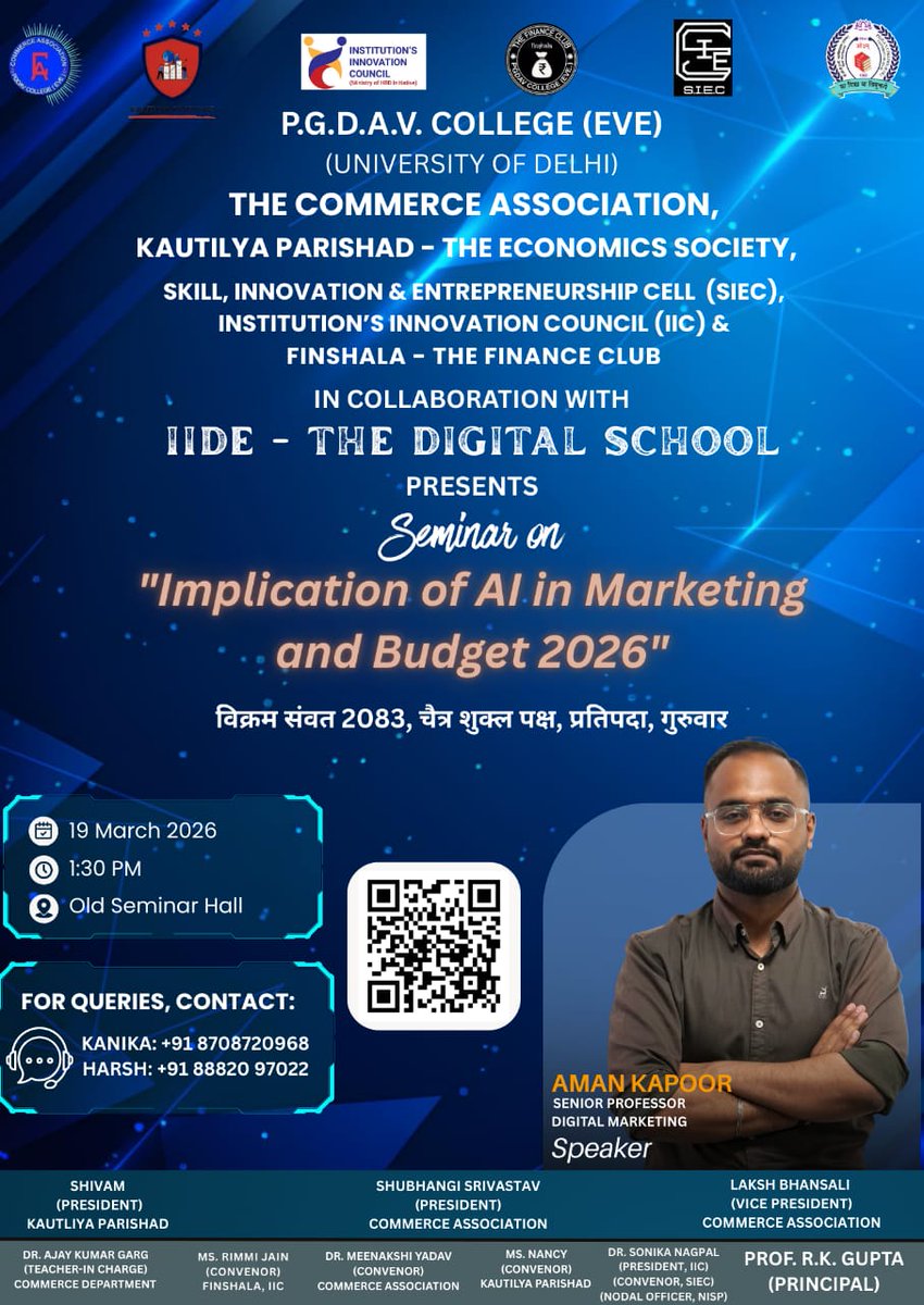P.G.D.A.V. COLLEGE (EVENING), UNIVERSITY OF DELHI (@pgdaveve_du) on Twitter photo 
