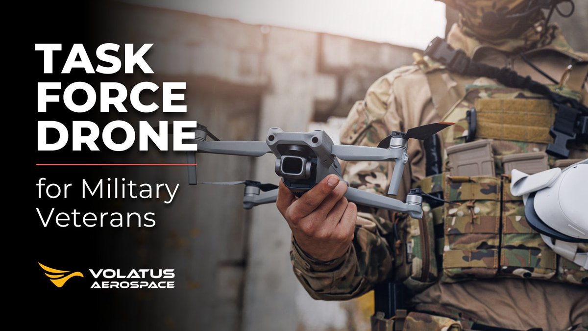 VolatusAero's tweet photo. #VolatusAcademy’s #TaskForceDrone program helps Canadian #veterans transition to #careers in the #drone industry. Train hands-on in Toronto (Apr 27–May 1), earn your Transport Canada Advanced RPAS Certificate & launch your next mission. Learn more: https://t.co/InfucKhUZL
#RPAS https://t.co/nO7tprTj1z