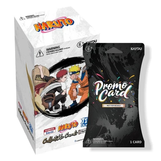 KAYOU Naruto Promo Card 2BOX　プロモパック2枚付き Kayou Naruto Series 2 Display Box + Promo Pack restocked! $47.88
