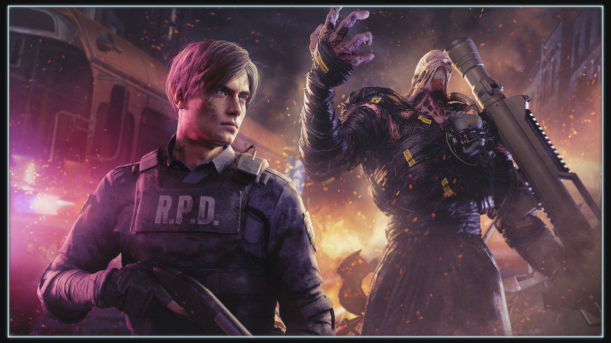 He looks good here. I'm talking about Leon. Nemesis looks ok I guess.