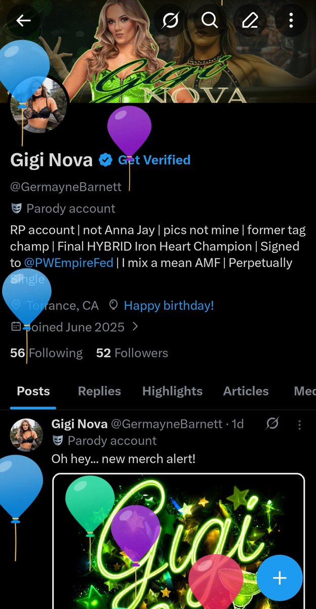 GermayneBarnett's tweet photo. *Boops the balloons* #Level26 https://t.co/hcIR74U8VW