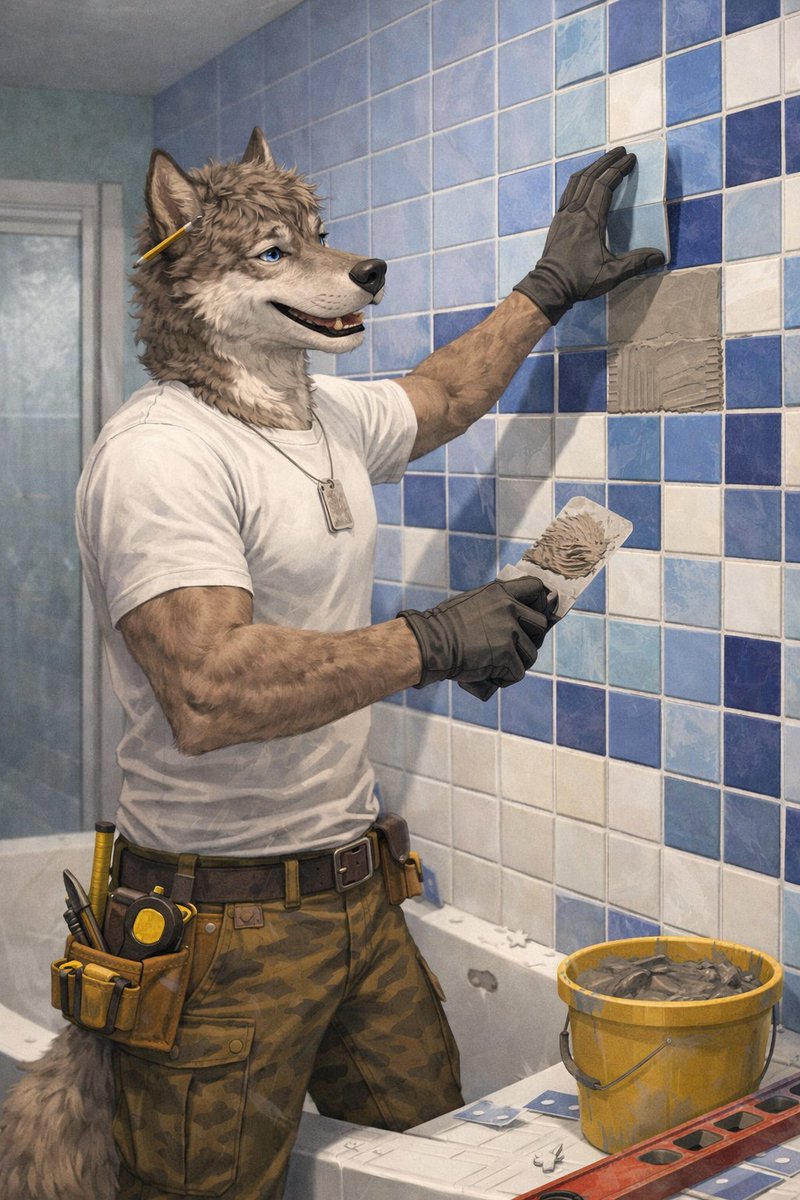 WolfFenris6347's tweet photo. Congratulations to 700 brother, but since it's hard to use paint in the bathroom, but I hope you are fine with some color in the bath too, and of course it was just a joke to turn everything pink 🤣... Or was it🤔. #PAIntOurHouse https://t.co/ZpjcBAO7nJ