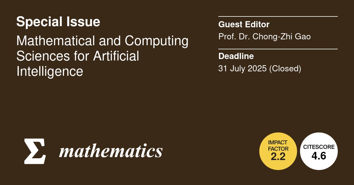Mathematics MDPI tweet media
