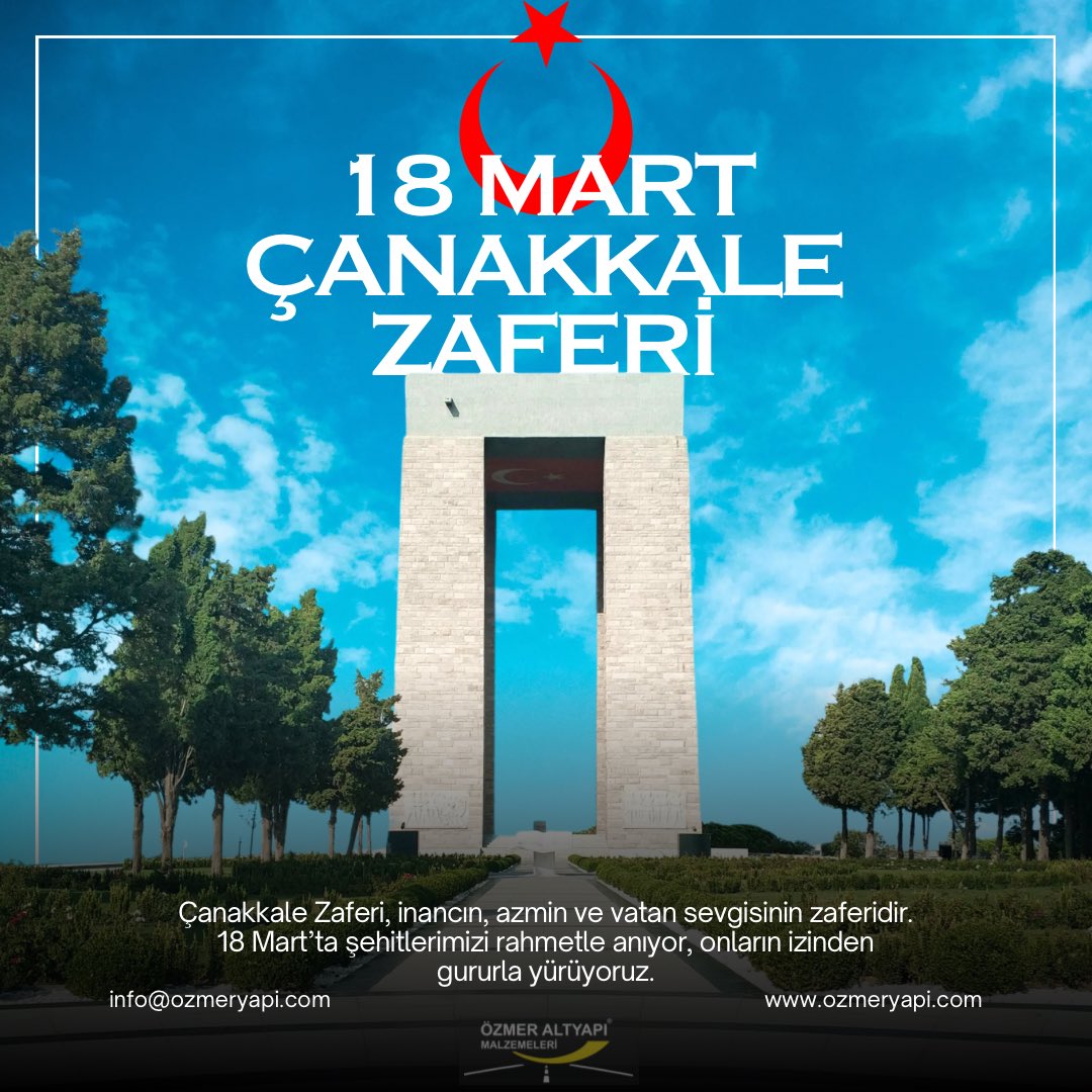 ozmeryapi's tweet photo. 18 Mart 1915 🇹🇷 
Çanakkale Zaferimiz Kutlu Olsun. 
.
.
.
 #18martçanakkalezaferi #çanakkalegeçilmez #canakkalezaferi #çanakkalezaferikutluolsun https://t.co/yEUzasF2ff
