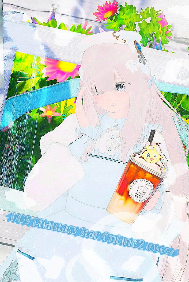 新すく👗ふわふわ感がよぃ🫧🐑🎀✨ #PSO2NGS_SS #ma7ロゴ