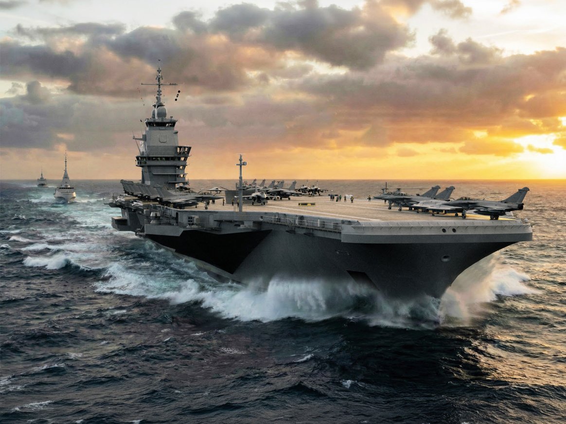 FauteuilColbert's tweet image. #MarineNationale🇫🇷⚓️

18 mars 2026

« Notre nouveau porte-avions portera le nom de 𝘍𝘳𝘢𝘯𝘤𝘦 𝘓𝘪𝘣𝘳𝘦 »

Emmanuel MACRON, Président de la République, Annonces sur le porte-avions nouvelle génération depuis le site de Naval Group à Nantes-Indret.

📸 MINARM - Naval group.