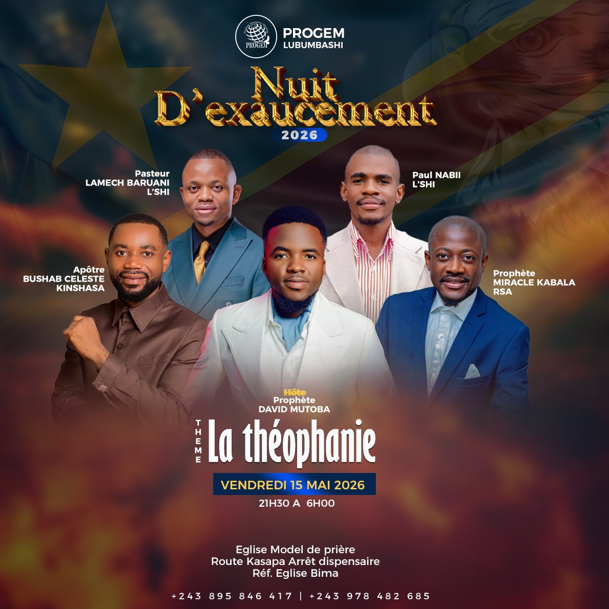 MutobaDavid's tweet photo. 🔴Flash !!!
Une opportunité unique en une seule nuit en 2026.
Une nuit exceptionnelle.
Une nuit d'exaucement à tes prières non exaucées jusqu'ici.

Le Dieu de PROGEM est POMBA 💪 
#progem #Lubumbashi https://t.co/yDpyVYwPcH