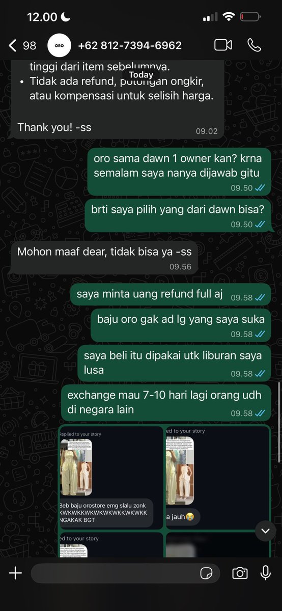 warga medan barangkali ada yang tau owner orostores ini siapa? beli baju 1 set 930rb yang datang bagai langit &amp; bumi dengan katalognya😫