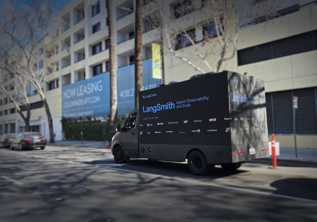 LangChain tweet media