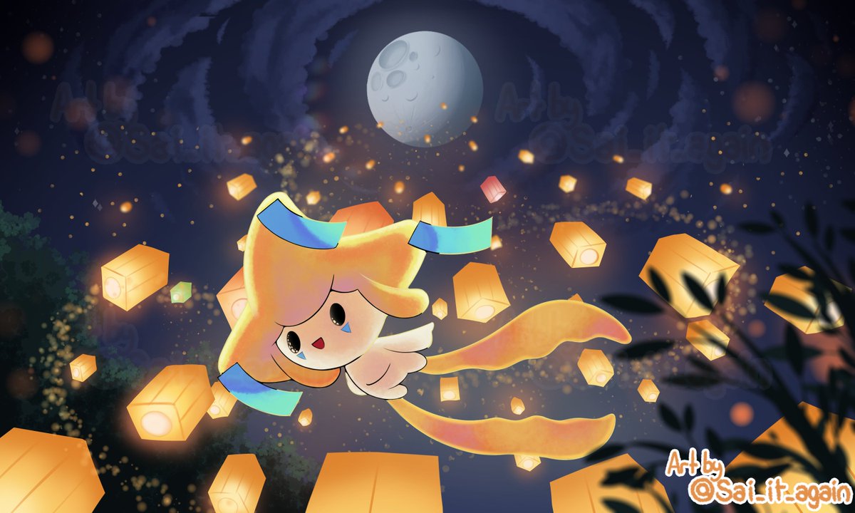 sai_it_again's tweet photo. ✨🌠JIRACHI FANART🌠✨

He shines. He happy.

#pokemon #pokemonfanart https://t.co/G4urni3XGg
