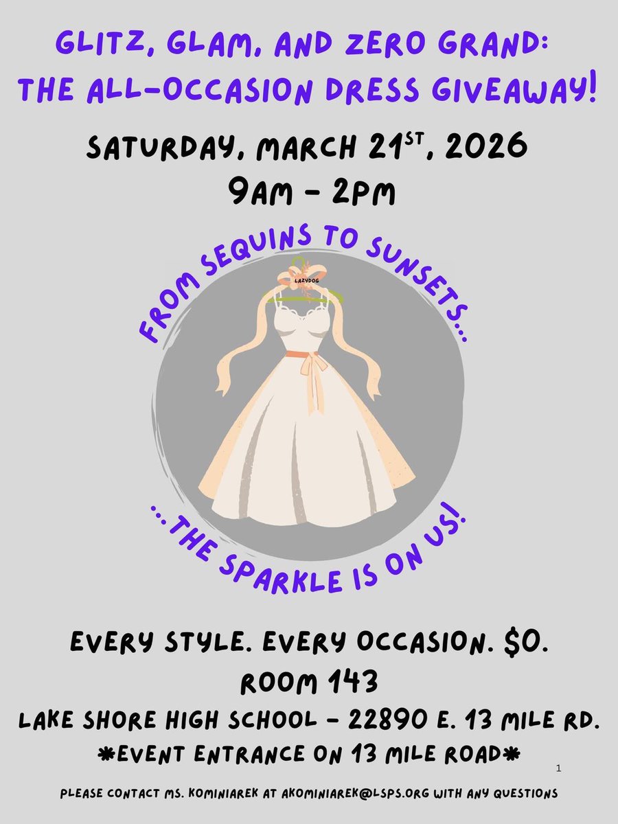myLSPS's tweet image. 👗✨ Shorians Rally for a Cause During Charity Week + FREE Dress Giveaway This Weekend! ✨👠

We’re excited to host a FREE Dress Giveaway with hundreds of dresses and plenty of shoes to choose from! #myLSPS