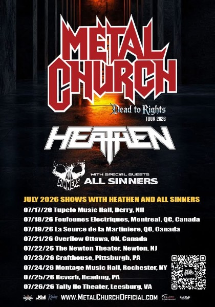 AllSinnersBand's tweet photo. So, we are now going on the road in July with our friends Metal Church and Heathen! We are hitting all new areas for the band, including Canada! We hope to see some friends at the shows and spread our music to some new people. https://t.co/Da39smejS4