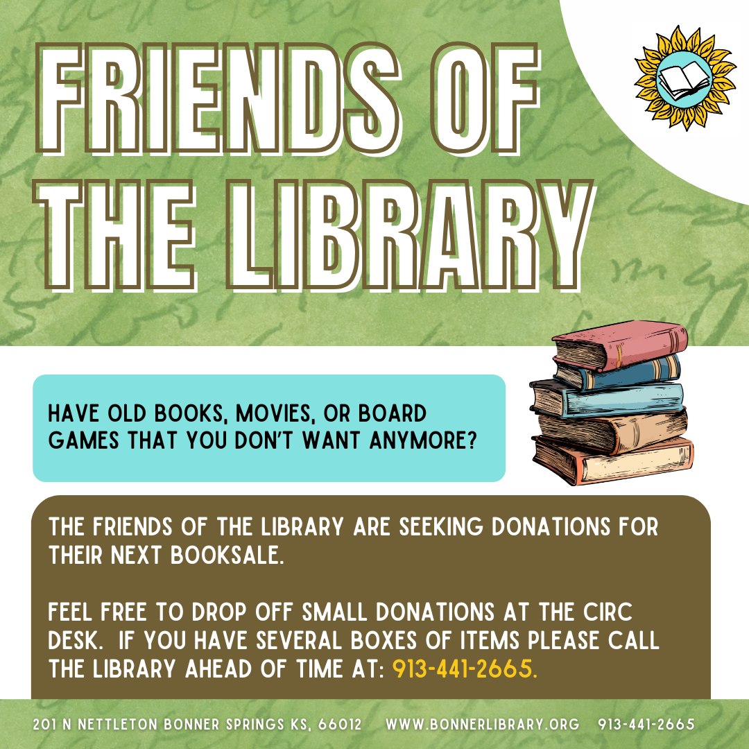 Bonner Springs Lib tweet media