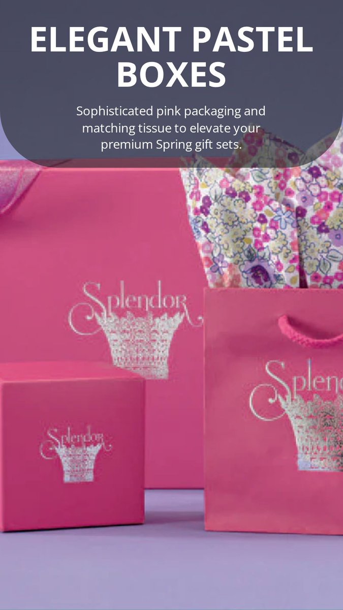 boxandwrap's tweet image. These elegant pink boxes and coordinating tissue bring a refined, gift‑ready look to your spring collections, perfect for elevating Mother’s Day, spa sets, and premium boutique assortments.

#SpringPackaging #BoutiqueDisplays #GiftBoxes #PastelAesthetic #PremiumMerchandising
