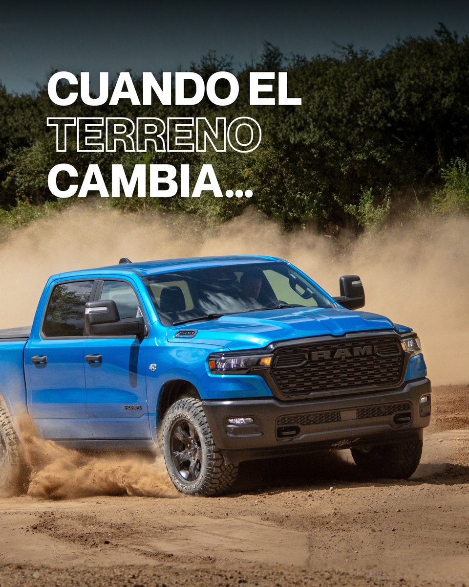 RamTrucksPR's tweet photo. Hay días de trabajo duro y días de aventura improvisada, y #RAM está lista para ir contigo en todos, con la misma fuerza y confianza de principio a fin. 🚘🔥 https://t.co/7Q9vrwowJ2