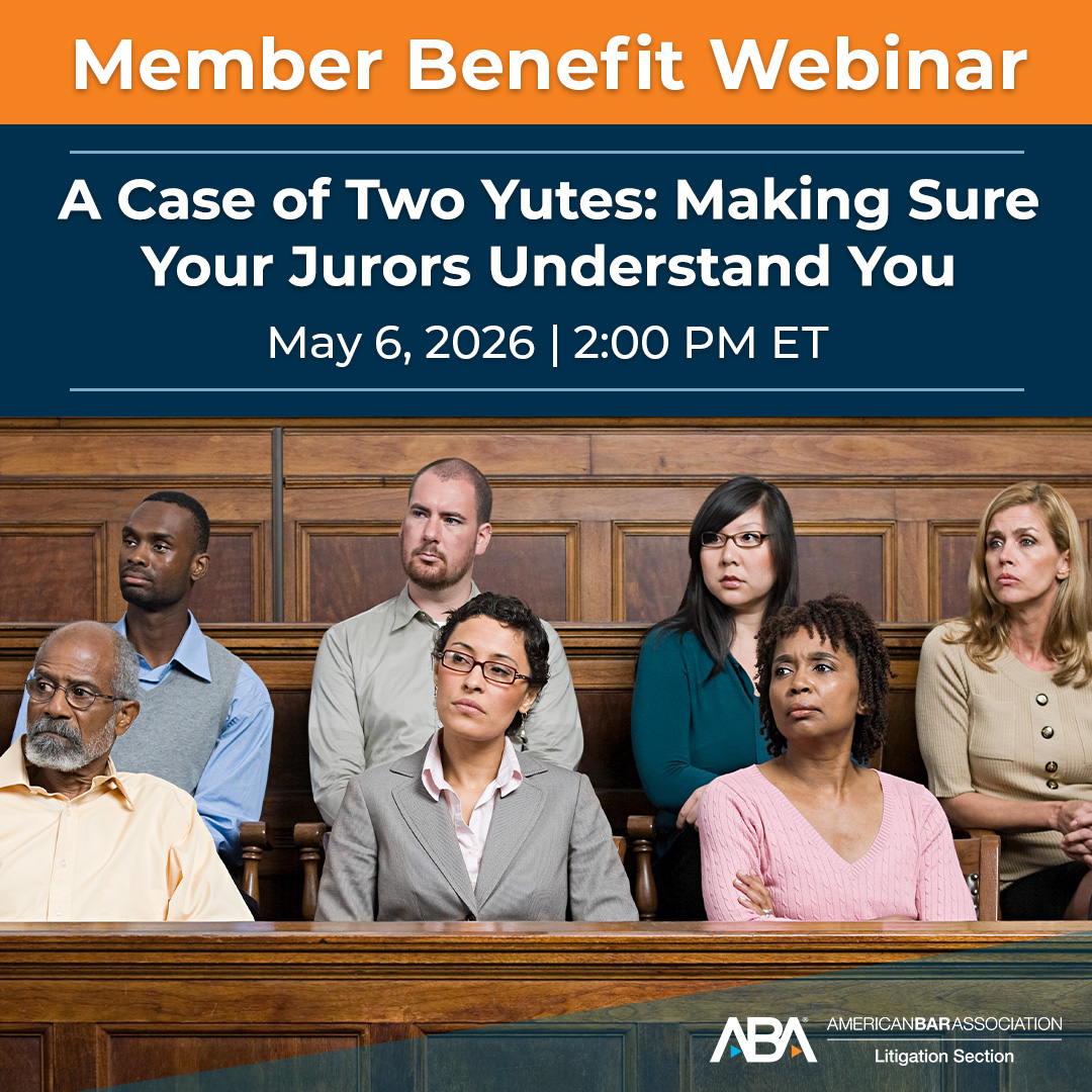 ABA Litigation Section tweet media