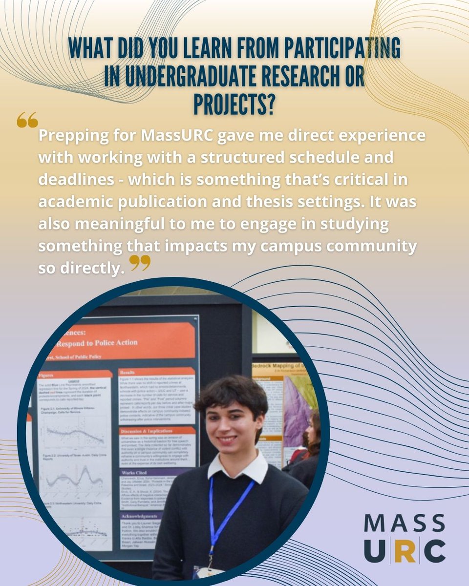 Massachusetts Undergraduate Research Conference tweet media
