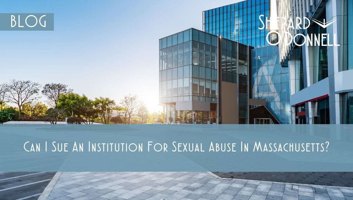 ShepardLawFirm's tweet photo. Can I sue an institution for #sexualabuse in Massachusetts? The answer is often yes. Learn more: https://t.co/nuJxGHZFH2 https://t.co/yu4k9Feh6p