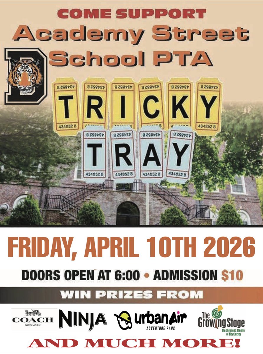 AcademyStreetES's tweet photo. Tricky Tray Presale tickets will run through March 17-31st. Also, you can purchase reserved table seating on our member hub website. It’s a great night! Make sure to get your tickets! @LJaime13 
https://t.co/6Qg1XdhLjX https://t.co/2xDOhmNziU