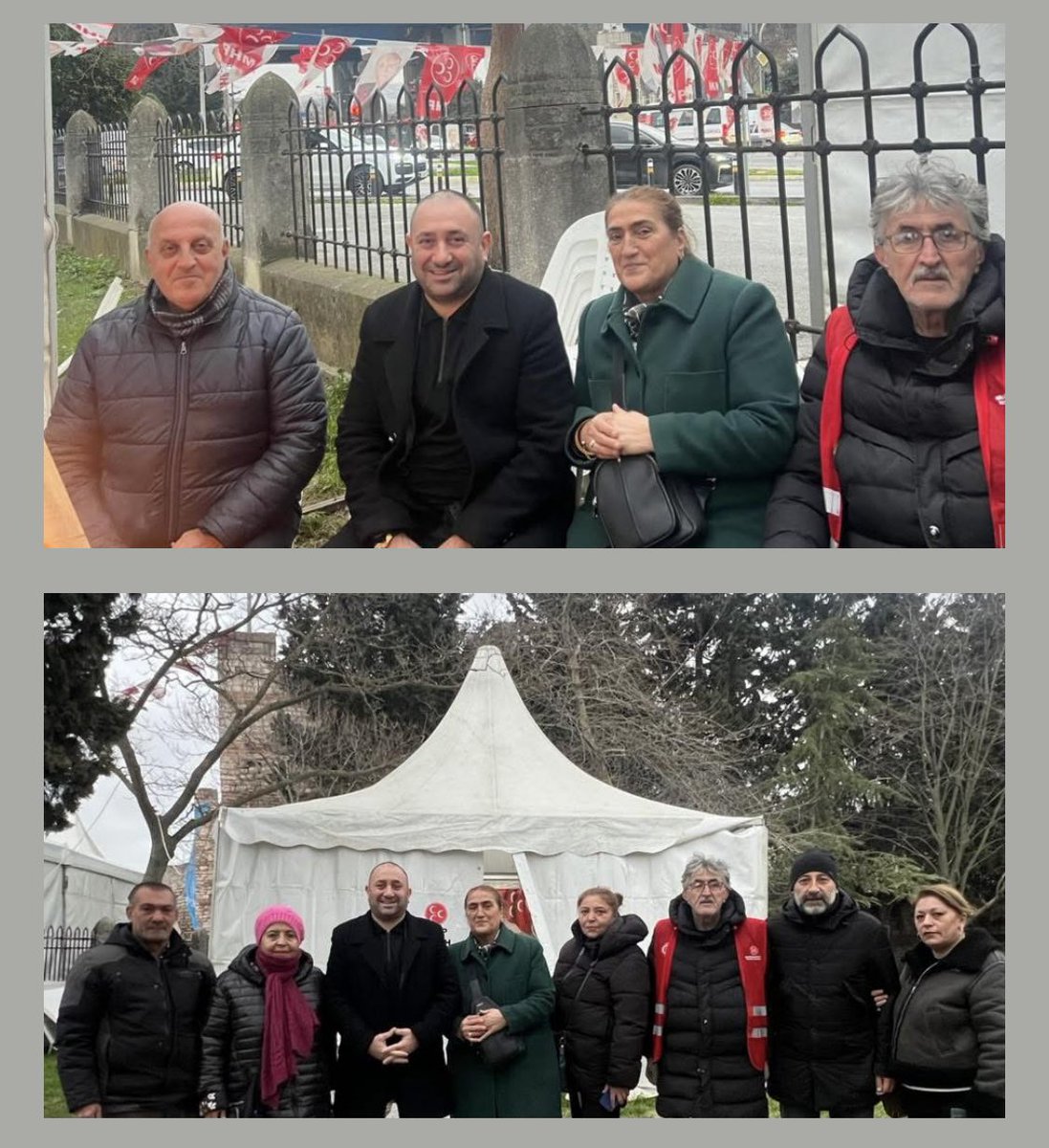 İftar öncesi MHP Fatih ilçe Başkanlığıımızın iftar çadırında misafir olduk  değerli hocamız Gönü Türkcan Başkanıma ve ekibine Samimi misafirperverlik ￼için teşekkür ederim.. 
TC Gönül Turkcan