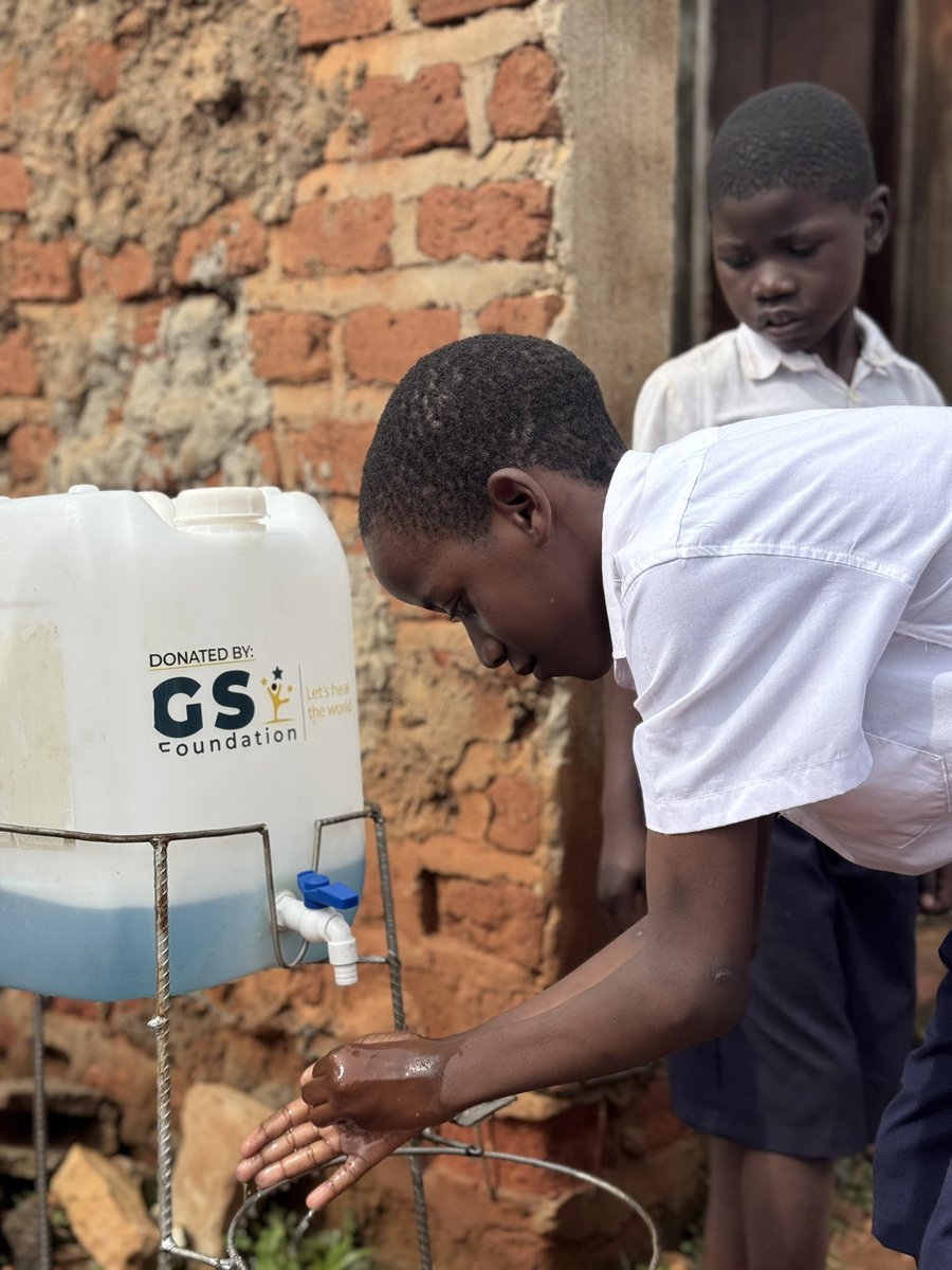 GSF_UG's tweet photo. We continue to emphasize the importance of hand washing in the journey to prevent diseases #GoodStarsFoundationUganda #CopyrightLaw https://t.co/e18L8bcxj7