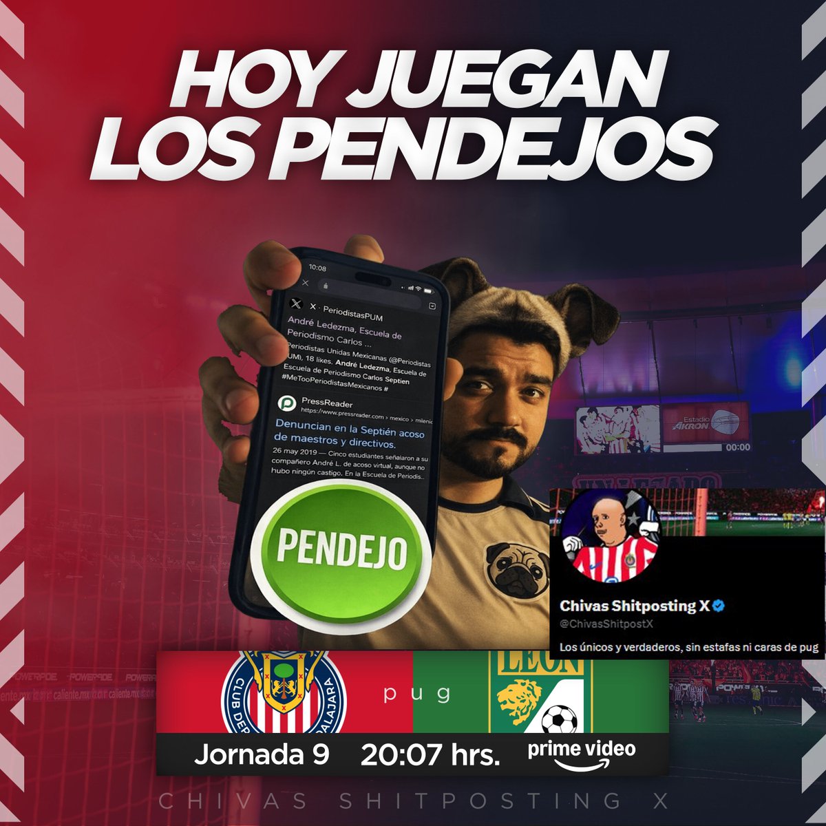 ChivasShitpostX's tweet photo. buenos días para allá vamos todos https://t.co/ww3h5qRbz6