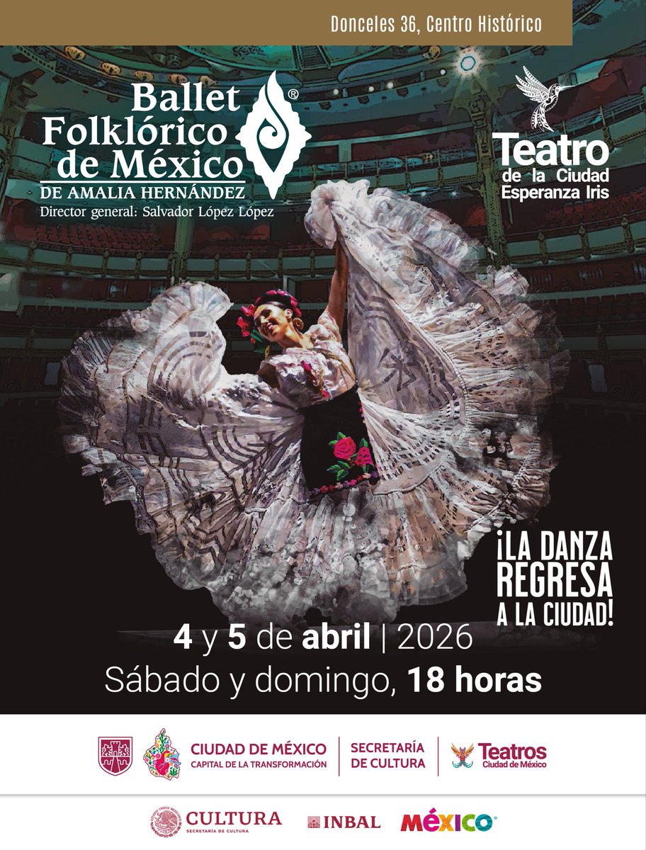 Ballet de Amalia Hdz tweet media