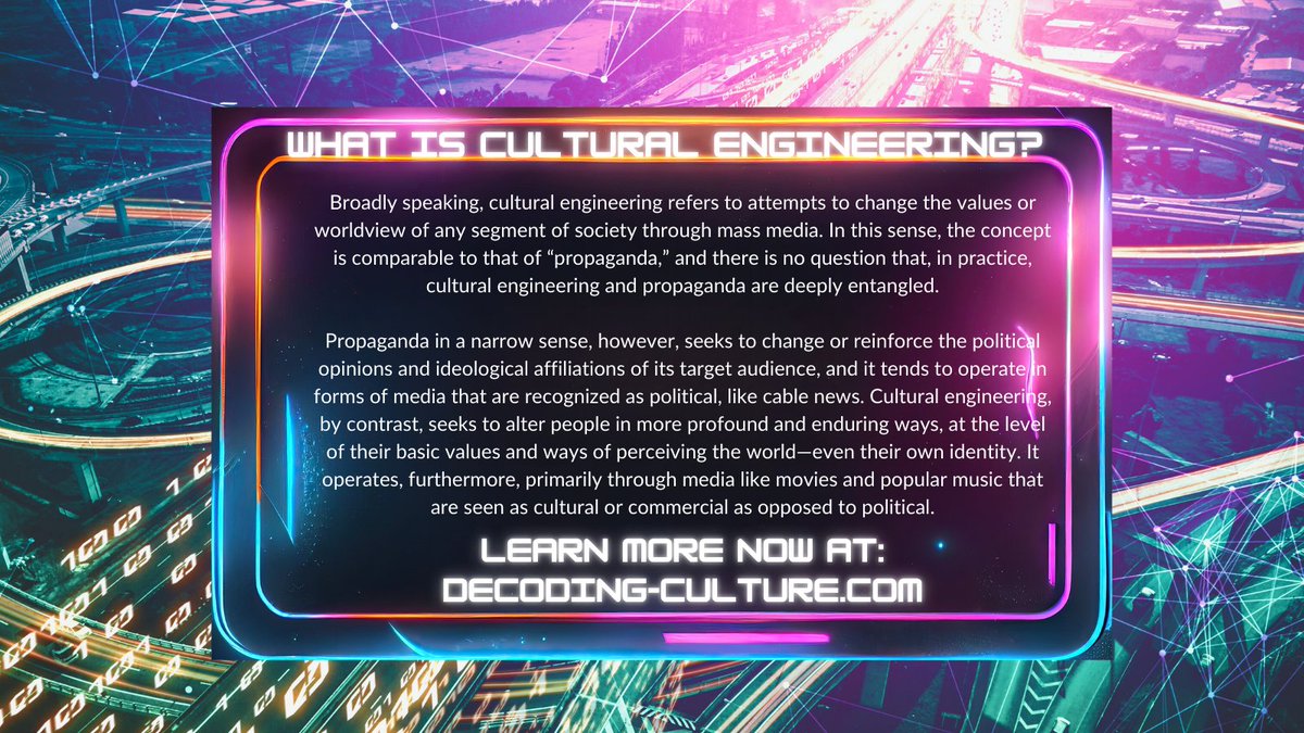 Culture_Decode's tweet photo. The Decoding Culture Foundation is a nonprofit organization of scholars, journalists, and researchers studying the film industry and the role of popular entertainment in the construction of culture https://t.co/sY5LUpb2ss