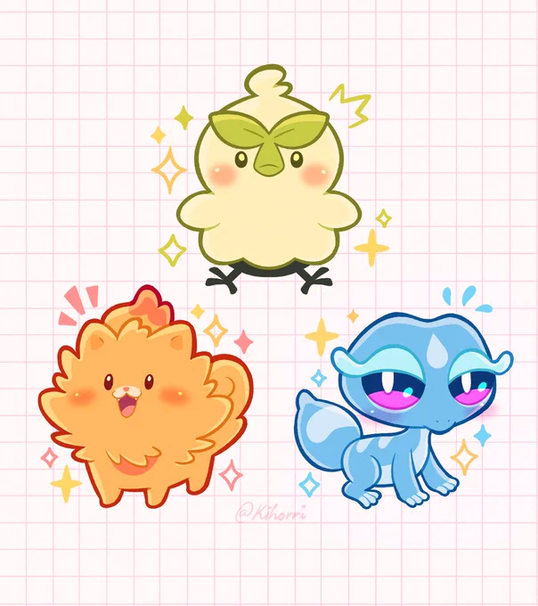 Pokemon Starters Gen 10 Which starter will you pick? #Pokemon #PokemonWindsWaves
