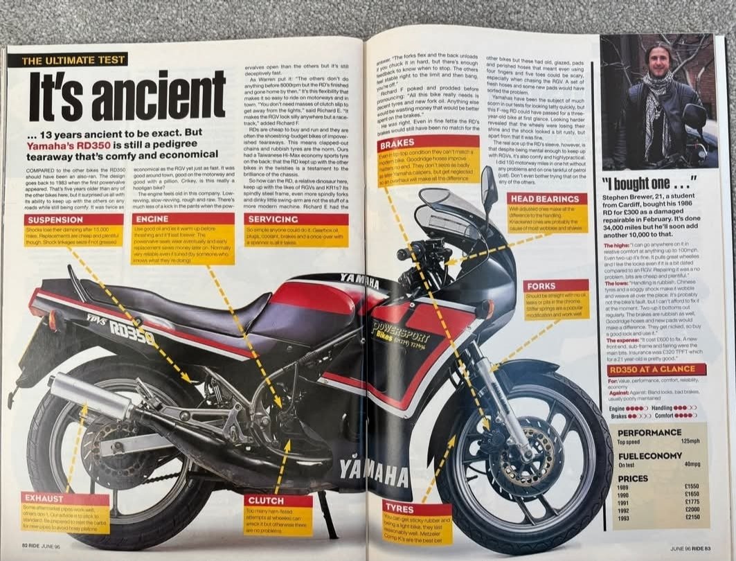 Moto2T / NSR500 and YZR500 replicas tweet media