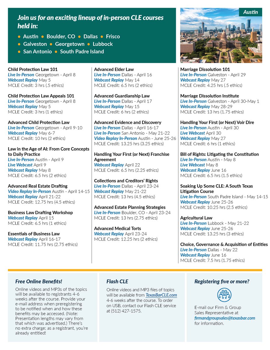 TexasBarCLE tweet media