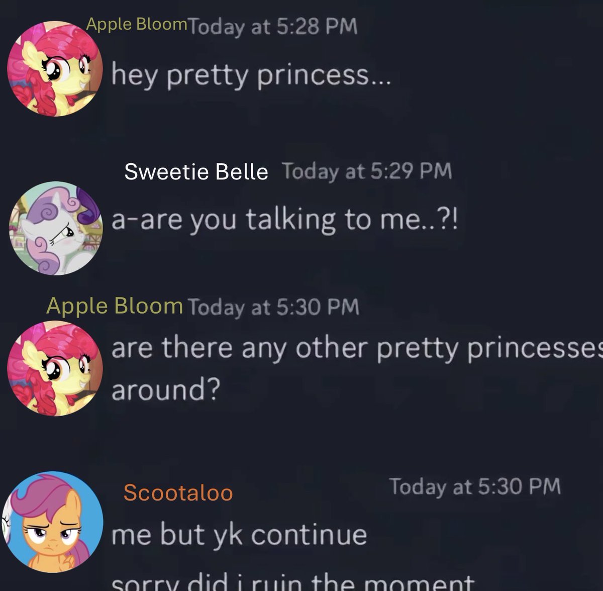 Apple Bloom tweet media