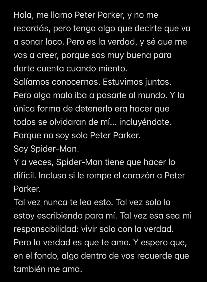 _Margvel's tweet photo. Traducción en español de la carta de Peter a MJ! 👇 https://t.co/ShbP3YrKrf