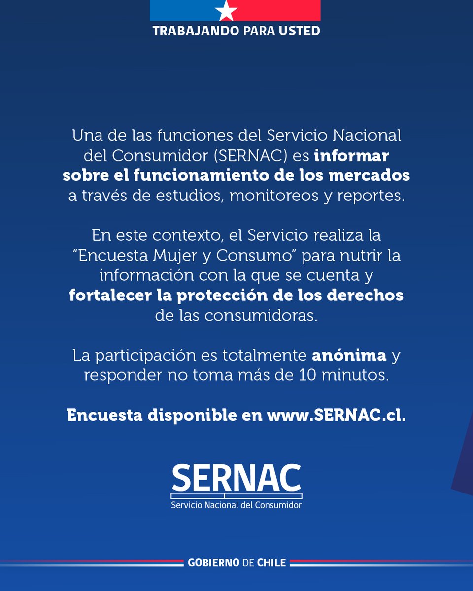 SERNAC tweet media