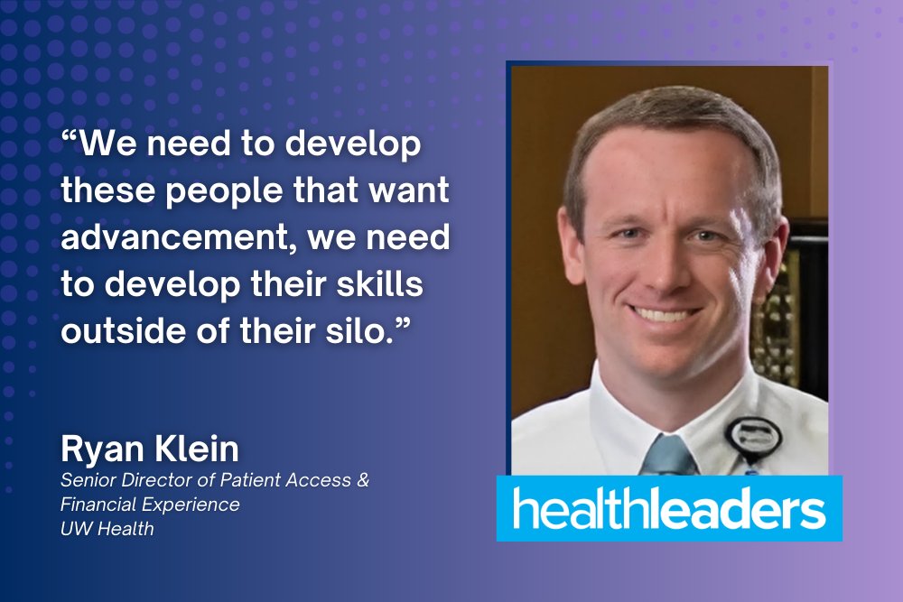 HealthLeaders's tweet image. The #RevenueCycle begins long before a #claim is ever generated, according to Ryan Klein, Senior Director of #PatientAccess and #FinancialExperience at @UWHealth: healthleadersmedia.com/revenue-cycle/…