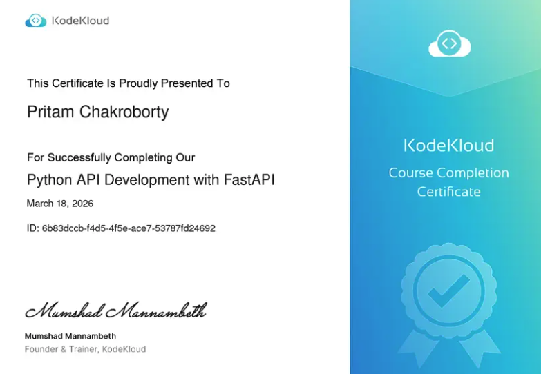 Pritam Chakroborty tweet media